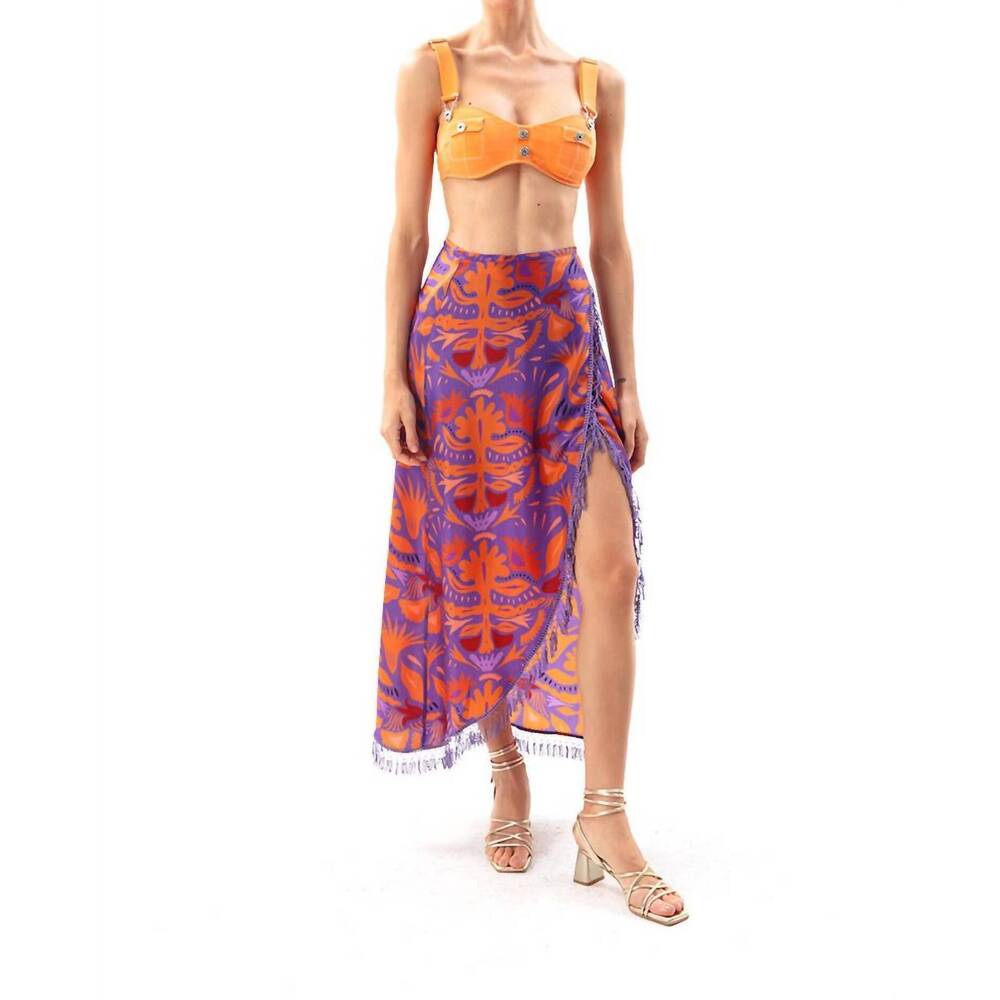 NEW MOVOM women's sarong skirt in mauve